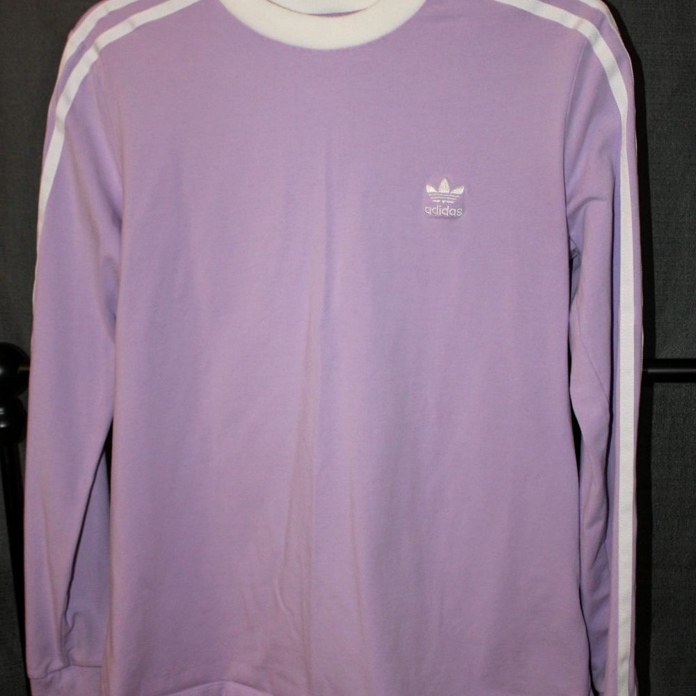 Lavender Adidas Long Sleeve Shirt